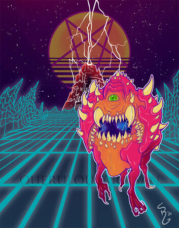 Vaporwave Cacodemon